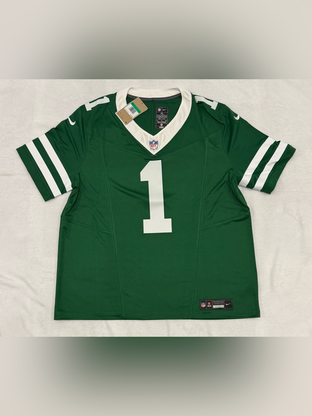 Nike New York Jets Ahmed Sauce Gardner #1 Jersey Men’s XL Green NFL Dri-FIT NWT
